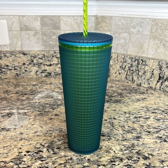 Starbucks 2022 Mountain Dew Jelly Grid Venti Tumbler | NWT - Picture 2 of 5